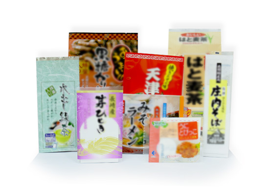 窪津製袋 取り扱い製品パッケージ